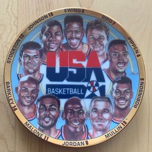 Sports Impressions "The First Ten Chosen" USA Basketball Team - 4 1/4" Plate